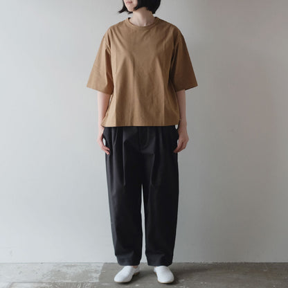 ［SALUÉ］white label スムース ハーフスリーブTシャツ