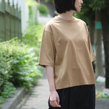 ［SALUÉ］white label スムース ハーフスリーブTシャツ