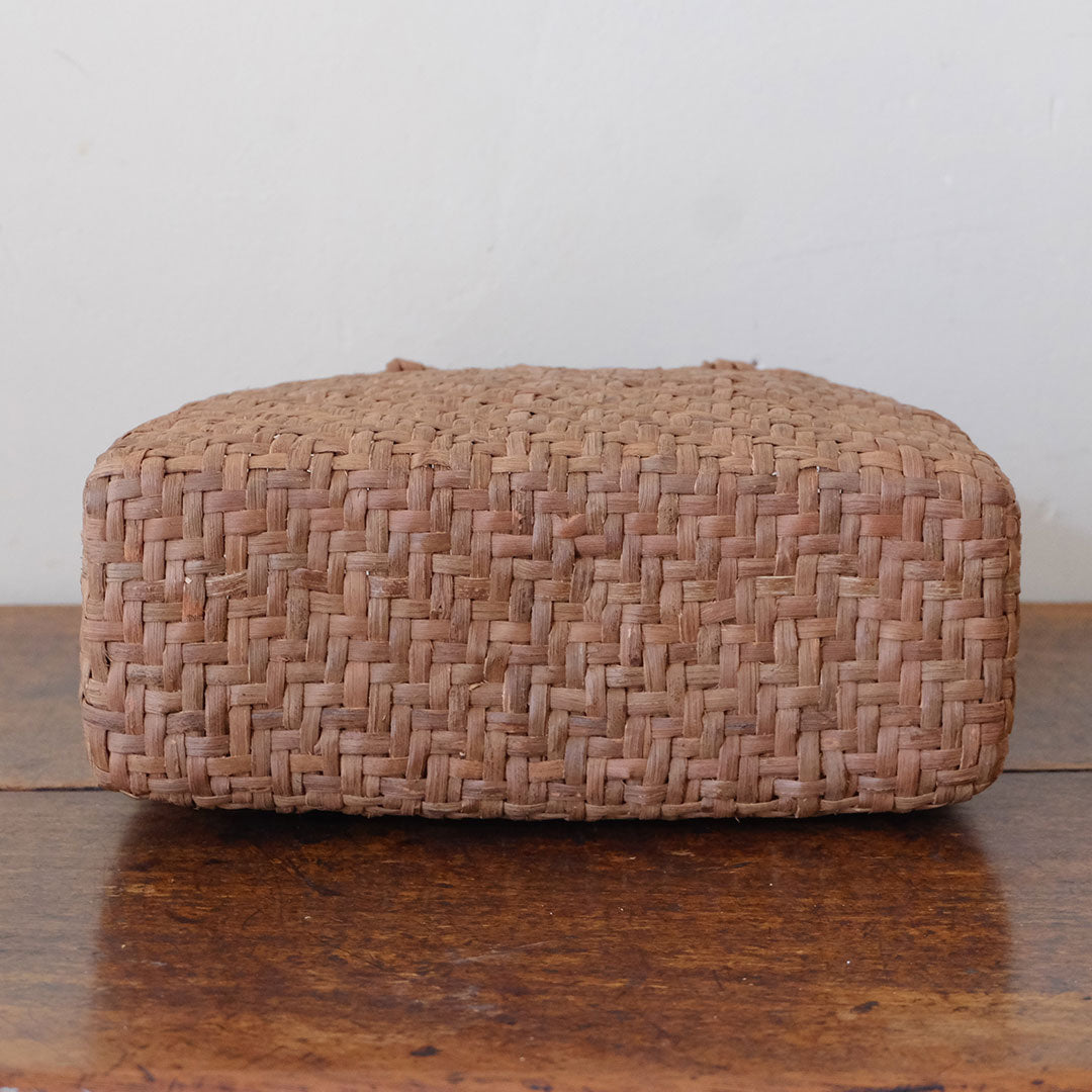 ［宮本工芸］山ぶどうかご　あじろ編みからみ手　小