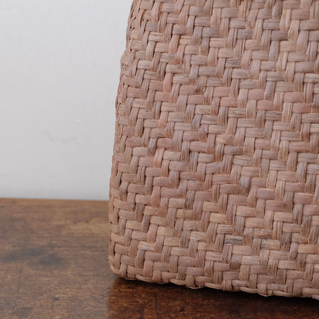 ［宮本工芸］山ぶどうかご　あじろ編みからみ手　小